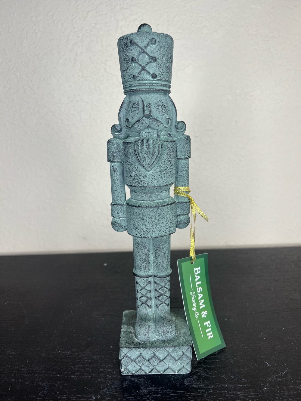 NEW 12” Balsam & Fir Faux Wrought Iron Nutcracker Christmas Decor